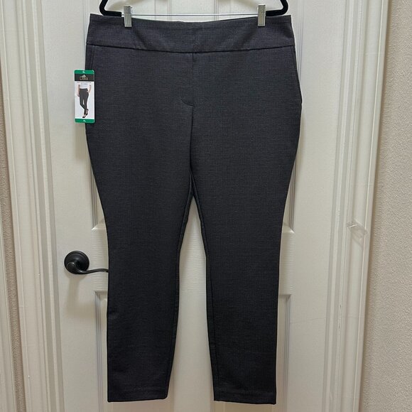 New Dalia Women's Ponte Pant With Pockets Size XL Build -In Tummy Control Panel - Picture 1 of 12